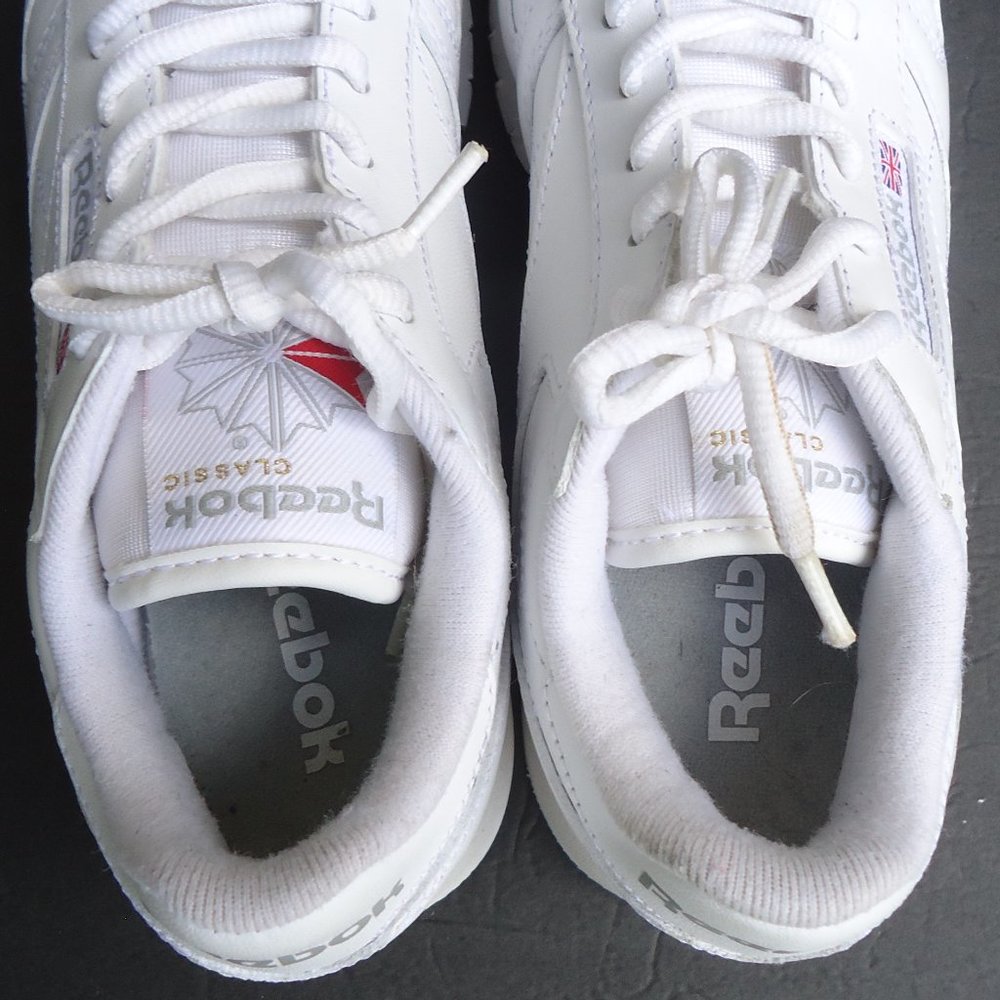 SIZE 5. REEBOK Club classic White Leather sneakers - Picture 12 of 16